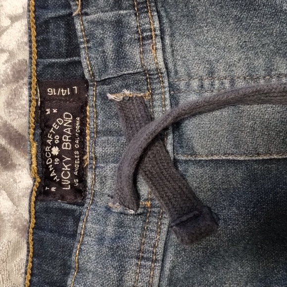 LUCKY BRAND BIG BOYS PULL ON DENIM PANTS (SZ 14/16) - GREAT COND!!! - Picture 3 of 5